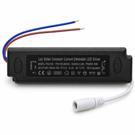 DRIVER LED 60W 1300mA 27-48vdc DIMERIZAVEL LUZ SOLLAR
