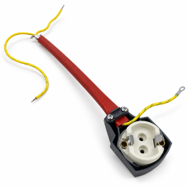 SOQUETE G12 CERAMICO PARA LAMPADA HQI/CDM-T COM RABICHO