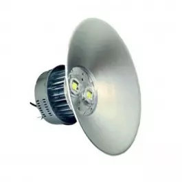 LUMINÁRIA LED COB CONE HIGH BAY INDUSTRIAL 100W BIVOLT 6500K(BRANCO FRIO) COM CHAPÉU PRISMATICA 18005