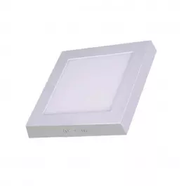 PAINEL PLAFON LED 12W SOBREPOR QUADRADO 6500K(BRANCO FRIO)BIVOLT