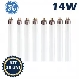 LÂMPADA FLUORESCENTE TUBULAR T5 GE 14W 5000K(BRANCO LUZ DO DIA)G5 KIT30