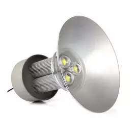 LUMINÁRIA LED COB CONE HIGH BAY INDUSTRIAL 150W BIVOLT 6500K(BRANCO FRIO) COM CHAPÉU PRISMATICA 18010