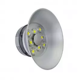 LUMINÁRIA LED COB CONE HIGH BAY INDUSTRIAL 400W BIVOLT 6500K(BRANCO FRIO) COM CHAPÉU PRISMATICA 18025