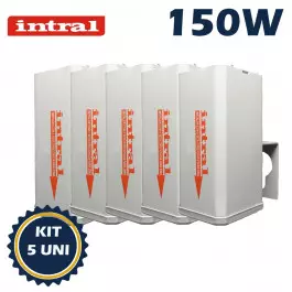 REATOR INTRAL PARA LÂMPADA VAPOR METÁLICO   150W 220V(USO EXTERNO) 01230 KIT5