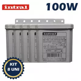 REATOR INTRAL PARA LÂMPADA VAPOR SÓDIO 100W 220V(USO INTERNO) 01701 KIT8