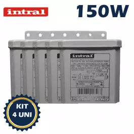 REATOR INTRAL PARA LÂMPADA VAPOR SÓDIO 150W 220V(USO INTERNO) 00908 KIT4