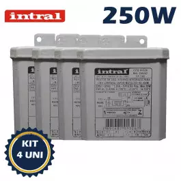REATOR INTRAL PARA LÂMPADA VAPOR METÁLICO   250W 220V(USO INTERNO) KIT4