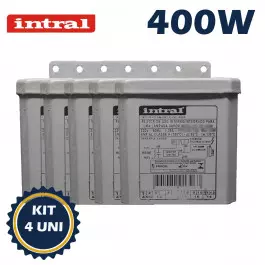 REATOR INTRAL PARA LÂMPADA VAPOR METÁLICO   400W 220V(USO INTERNO) 01208 KIT4