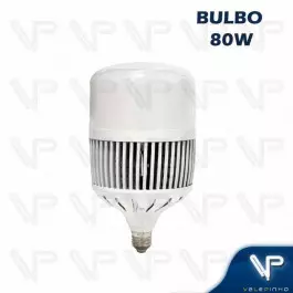 LÂMPADA LED BULBO 80W 6500K(BR.FRIO)E27/E40 ALTA POTENCIA