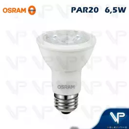 LÂMPADA LED PAR20 OSRAM 6,5W 3000K(BRANCO QUENTE)E27 BIVOLT
