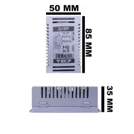 REATOR ELETRÔNICO PARA LÂMPADA COMPACTA 2X18W BIVOLT