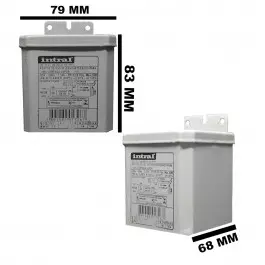 REATOR INTRAL PARA LÂMPADA VAPOR MERCÚRIO  125W 220V(USO INTERNO) 00176