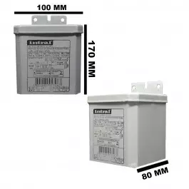 REATOR INTRAL PARA LÂMPADA VAPOR METÁLICO/SÓDIO 400W 220V(USO INTERNO) 00890
