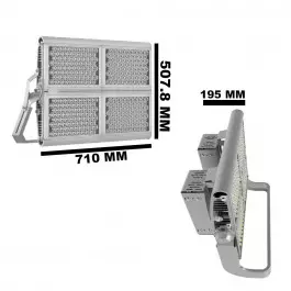 REFLETOR HOLOFOTE LED SMD LEDVANCE OSRAM 1000W 5700K(BRANCO FRIO)BIVOLT IP66 HIGH POWER   8º