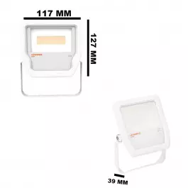 REFLETOR HOLOFOTE LED SMD LEDVANCE OSRAM      10W 5000K(BRANCO LUZ DO DIA)BIVOLT IP65 FLOODLIGHT 