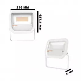 REFLETOR HOLOFOTE LED SMD LEDVANCE OSRAM          50W 3000K(BRANCO QUENTE)BIVOLT IP65 FLOODLIGHT 