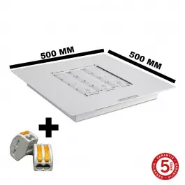 LUMINÁRIA LED POSTO DE GASOLINA SMD INTRAL NACAR MP 90G    75W BIVOLT 5700K(BRANCO FRIO) EMBUTIR 5 ANOS DE GARANTIA 09849