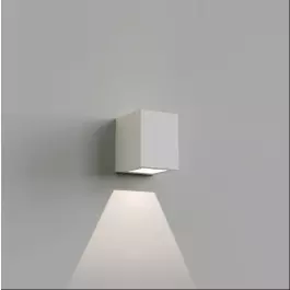 BALIZADOR LED SOBREPOR DE PAREDE QUADRADO 1FACHO 2W 2700K(BRANCO QUENTE)BIVOLT