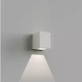 BALIZADOR LED SOBREPOR DE PAREDE QUADRADO 1FACHO 3W 2700K(BRANCO QUENTE)BIVOLT