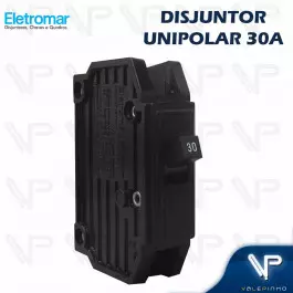 DISJUNTOR TERMOMAGNETICO NEMA 1 POLO UNIPOLAR 30A 127/220V