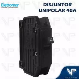 DISJUNTOR TERMOMAGNETICO NEMA 1 POLO UNIPOLAR 40A 127/220V