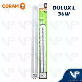 LÂMPADA COMPACTA OSRAM DULUX L 4PINOS 36W 3000K(BRANCO QUENTE)2G11