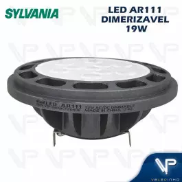 LAMPADA LED AR111 19W 220V 25G 3000K(BRANCO QUENTE)G53 DIMERIZÁVEL