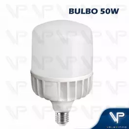 LÂMPADA LED BULBO 50W 3000K(BRANCO QUENTE)E27 BIVOLT ALTA POTENCIA