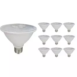 LÂMPADA LED PAR30  9W 3000K(BRANCO QUENTE)E27 BIVOLT KIT10