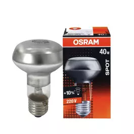 LÂMPADA SPOT(MINI)OSRAM R63 40W 220V 2700K(BRANCO QUENTE)E27