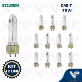 LÂMPADA VAPOR METÁLICO CMI-T 70W 3000K(BRANCO QUENTE)G12 KIT12