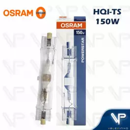 LÂMPADA VAPOR METÁLICO DUPLO CONTATO OSRAM   150W 4200K(BRANCO NEUTRO)RX7S HQI-TS NDL