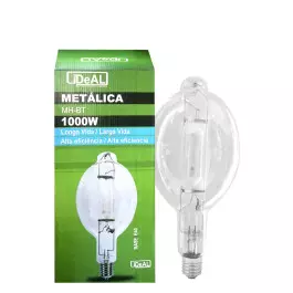LÂMPADA VAPOR METÁLICO OVOIDE 1000W 4500K(BRANCO NEUTRO)E40 