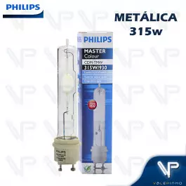 LÂMPADA VAPOR METÁLICO PHILIPS CDM-TMW 315W 3000K(BRANCO QUENTE)PGZ18