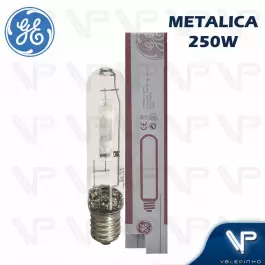 LÂMPADA VAPOR METÁLICO TUBULAR GE 250W 6000K(BRANCO FRIO)E40 ARC