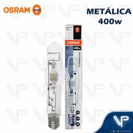 LÂMPADA VAPOR METÁLICO TUBULAR OSRAM HQI-T 400W 5500K(BRANCO LUZ DO DIA)E40
