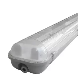 LUMINARIA HERMÉTICA BLINDADA IP65 P/2 LÂMPADA T5 E T8
