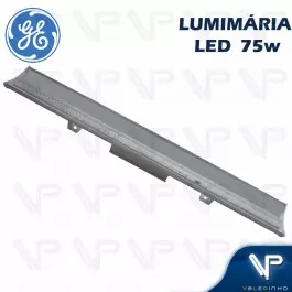 LUMINARIA LED SMD LINEAR 100CM HIGH BAY GALPÃO INDUSTRIAL GE 75W 100G 4000K(BRANCO NEUTRO)BIVOLT ECO