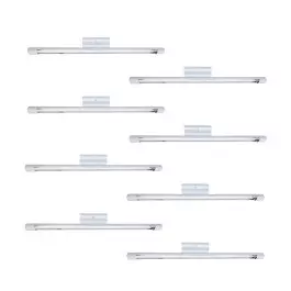 LUMINARIA TUBULAR SOBREPOR 120CM COM LÂMPADA LED 1X18W 6500K(BRANCO FRIO)BRANCO KIT8