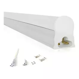 LUMINÁRIA LED COM CALHA T5  90CM 14W 3000K(BRANCO QUENTE)BIVOLT 