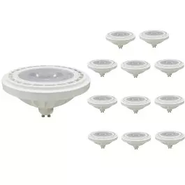 LÂMPADA LED AR111 11W 3000K(BRANCO QUENTE)GU10 BIVOLT KIT12