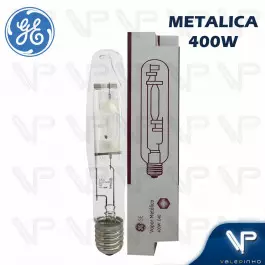 LÂMPADA VAPOR METÁLICO TUBULAR GE 400W 4000K(BRANCO NEUTRO)E40 ARC 