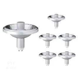 LÂMPADA VAPOR METÁLICO AR111 EL 35W 10G 3000K(BRANCO QUENTE)GX8.5 KIT6