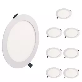 PAINEL PLAFON LED LEDVANCE EMBUTIR REDONDO 18W 3000K(BRANCO QUENTE)BIVOLT KIT8