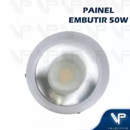 PLAFON SPOT DOWNLIGHT LED COB 30W EMBUTIR REDONDO 3000K(BRANCO QUENTE) BIVOLT