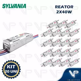 REATOR ELETRÔNICO PARA LÂMPADA FLUORESCENTE 2x40W BIVOLT KIT20