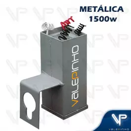REATOR PARA LÂMPADA VAPOR METÁLICO 1500W 220V [REDE] 380V[LAMPADA] (USO EXTERNO) 