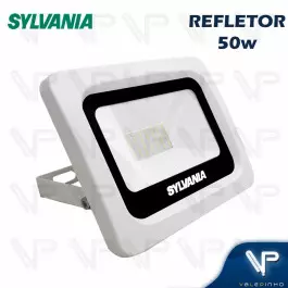 REFLETOR HOLOFOTE LED SMD   50W 3000K(BRANCO QUENTE)BIVOLT IP65 CARCAÇA BRANCA