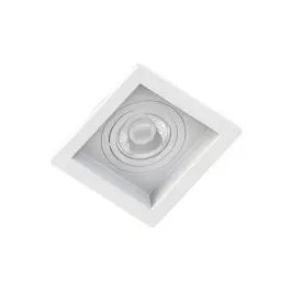SPOT EMBUTIR QUADRADO PARA LAMPADA PAR30 E27 RECUADO BR