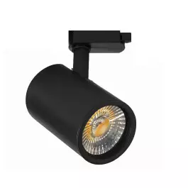 SPOT LED PARA TRILHO ELETRIFICADO 20W 24G 3000K(BRANCO QUENTE)BIVOLT PRETO